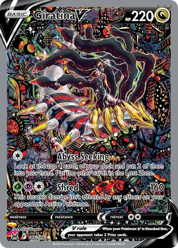Giratina V card artwork